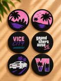 6 pack GTA 6 coasters