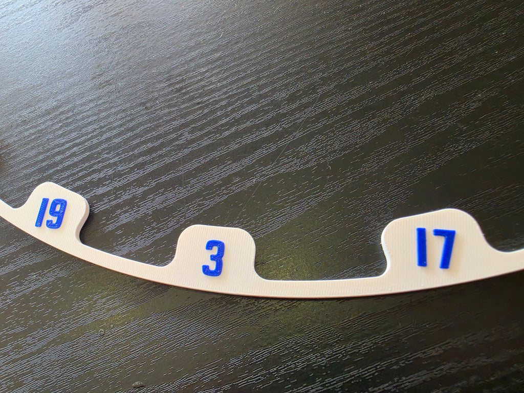 Dartboard number ring (TOR STYLE)