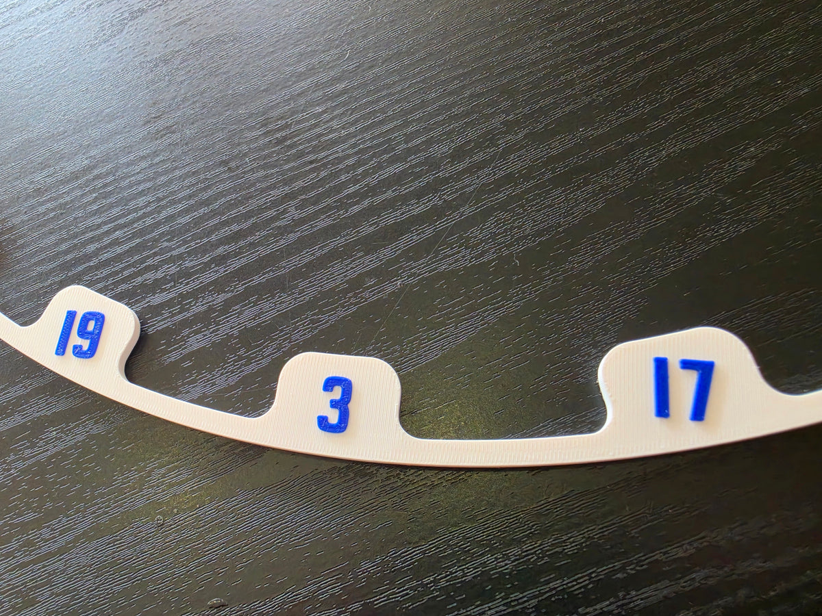 Dartboard number ring (TOR STYLE)