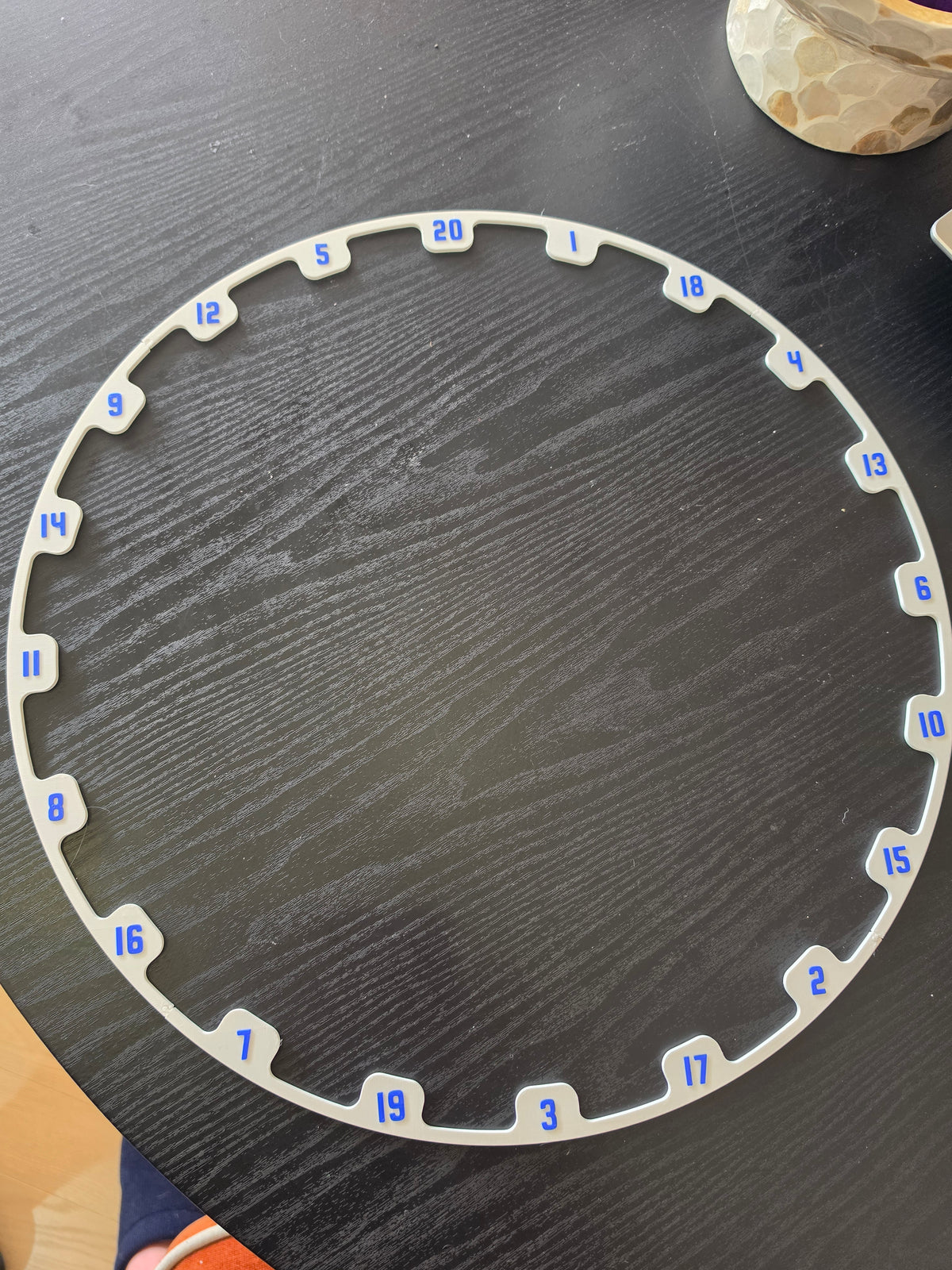 Dartboard number ring (TOR STYLE)