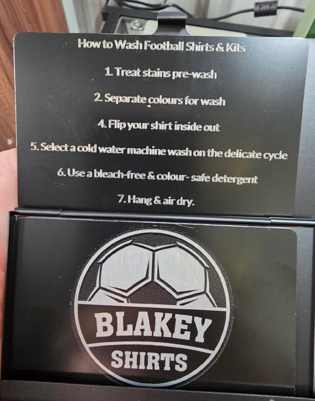 Aluminium business cards