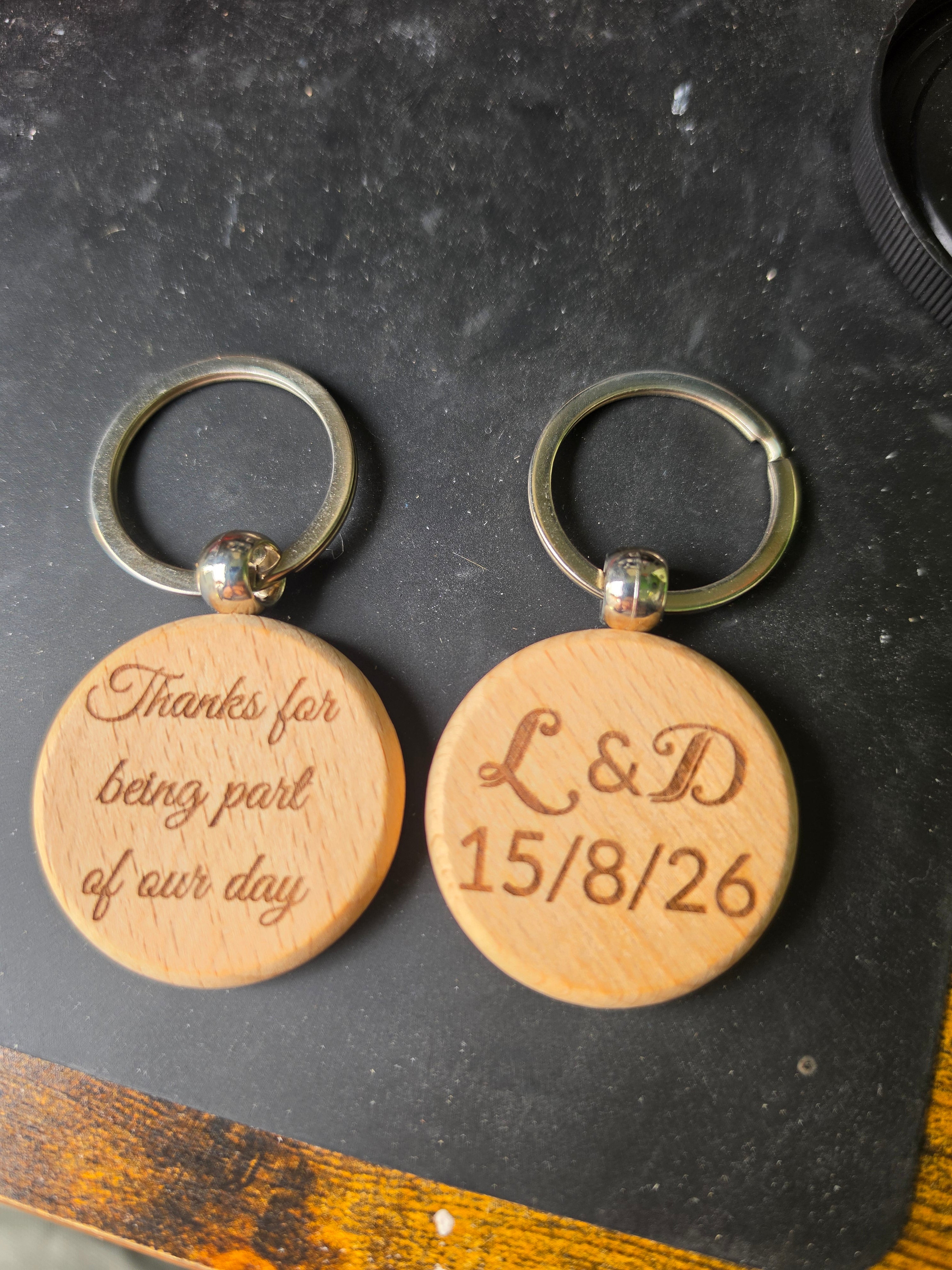 PERSONALISED Keyrings