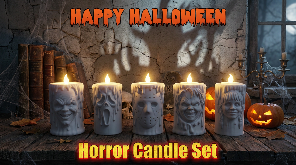 Horror candle holder