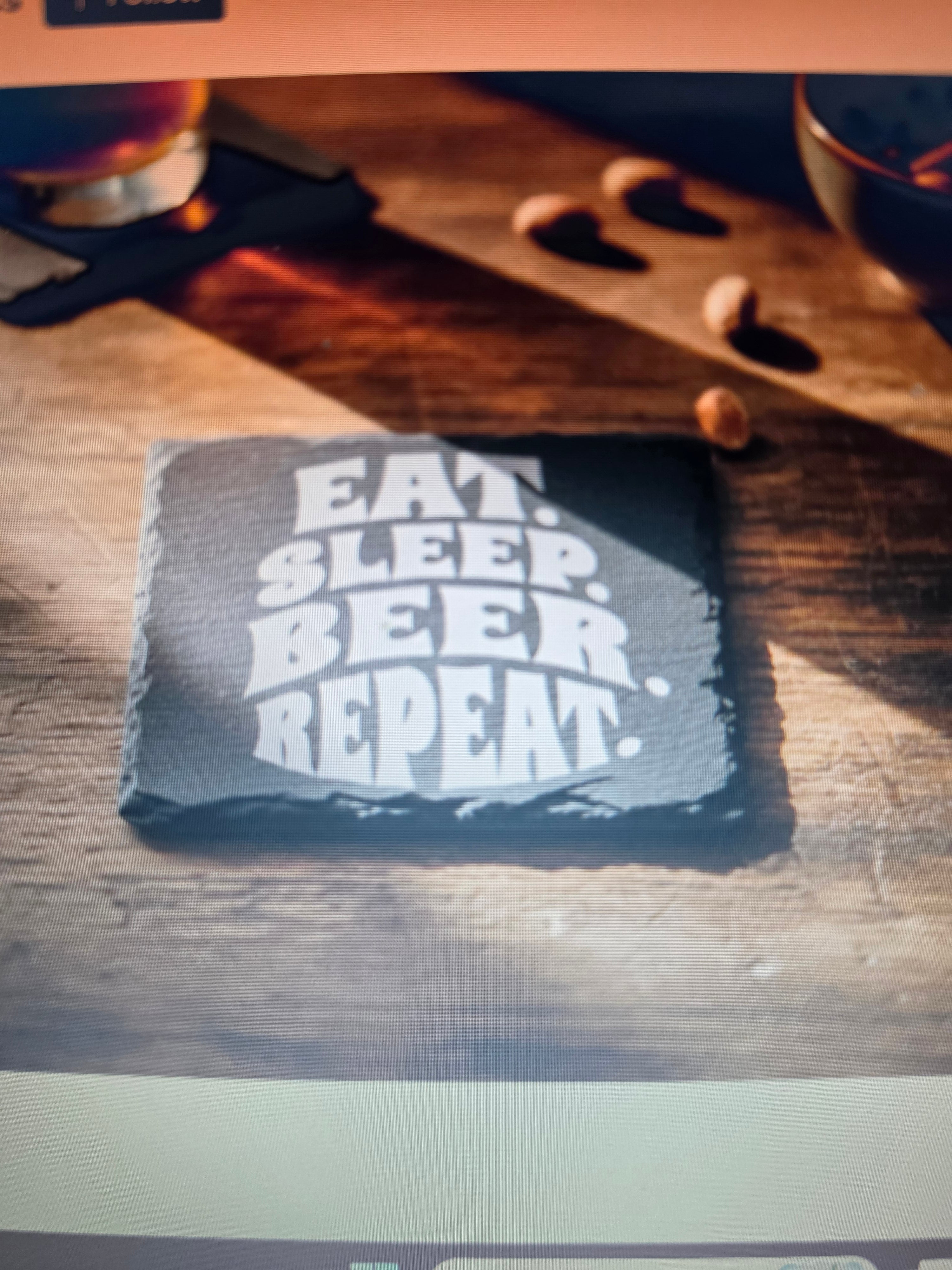 Slate coasters